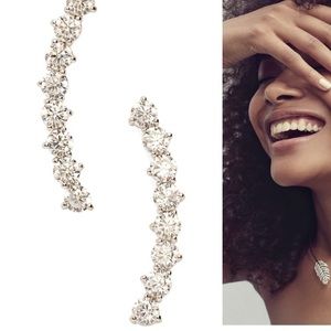 Nadri ‘Salome’ Cubic Zirconia Ear Crawlers